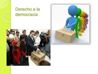 Derecho a la
democracia
 