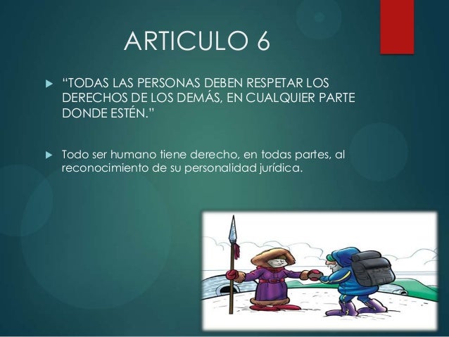 Declaración Universal de los Derechos humanos