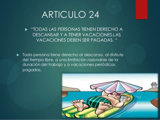 Declaración Universal de los Derechos humanos