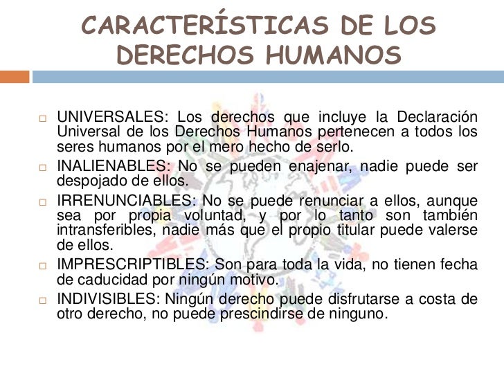 Derechos humanos y su clasificación