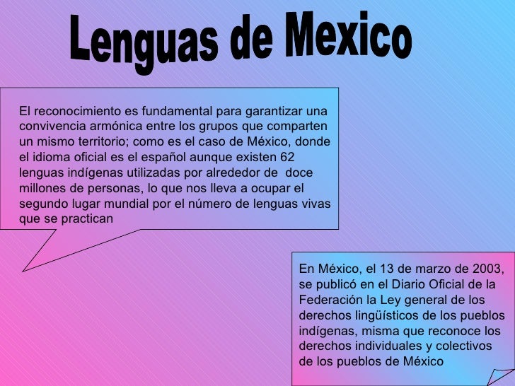 Derechos linguisticos