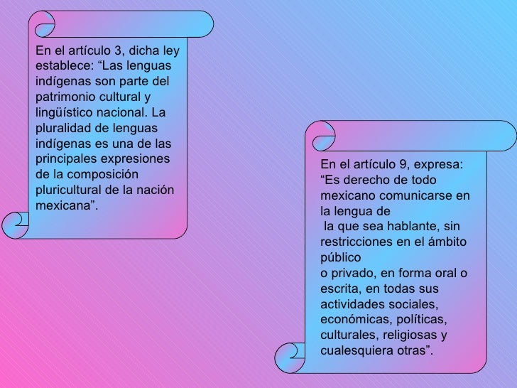 Derechos linguisticos