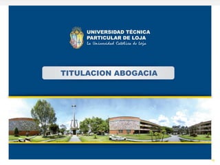 TITULACION ABOGACIA
 