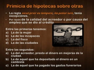 Derechos reales de garantia