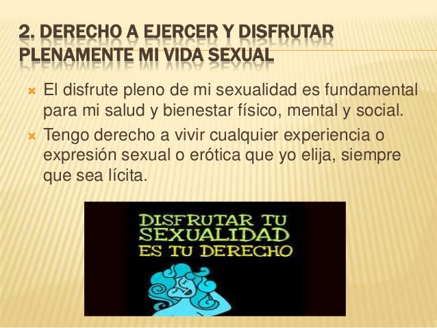 Derechos sexuales de las y los jovenes