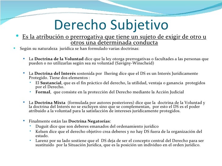 Clasificacion De Los Derechos Subjetivos Tados Clasificacion De Los Derechos Subjetivos Tados