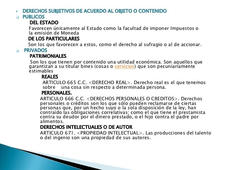 Derecho subjetivo