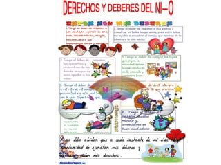 Derechos y deberes del niño