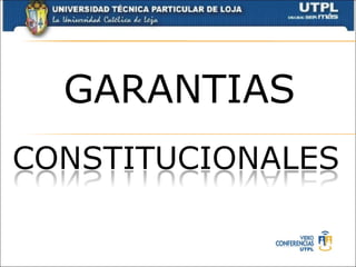 GARANTIAS
 