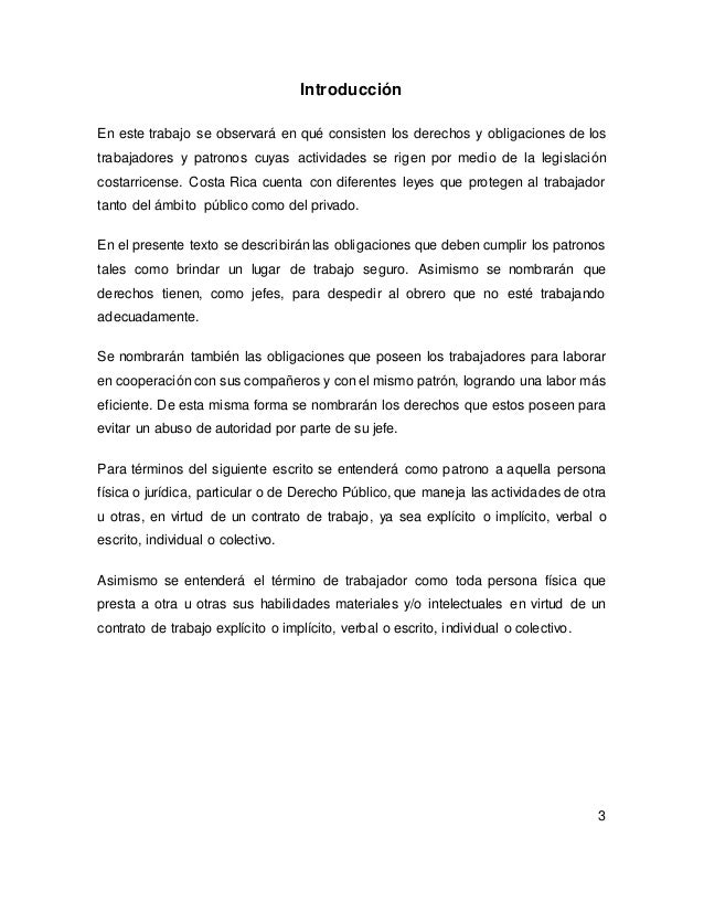 Derechos y obligaciones de los patronos