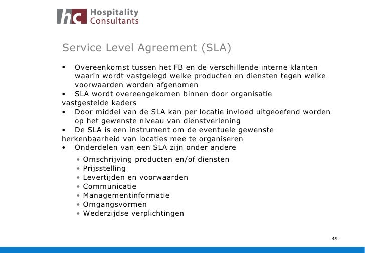 hospitality facilitaire
