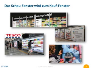 Das Schau-Fenster wird zum Kauf-Fenster




                    © Jörg Ruwe, jorucon, 2012-06-01   26
 