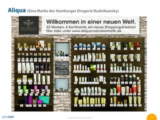 Aliqua (Eine Marke der Hamburger Drogerie Budnikowsky)




                             © Jörg Ruwe, jorucon, 2012-06-01   27
 