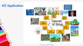 42
IoT Prospects and Challenges
IOT Application
 