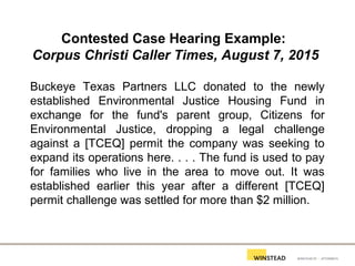 TWCA Annual Convention: TWCA Contested Case Hearing Reform, Derek Seal ...