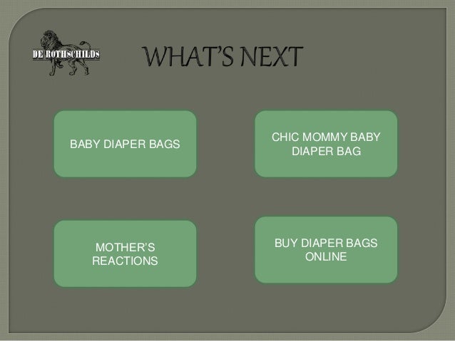 chic mommy diaper bag