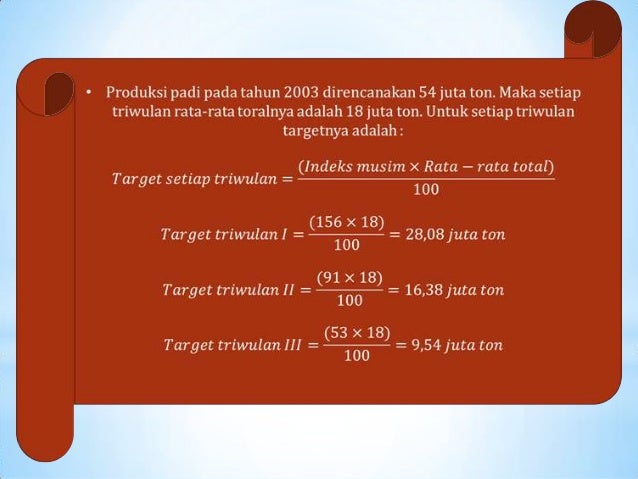 Deret berkala dan peramalan