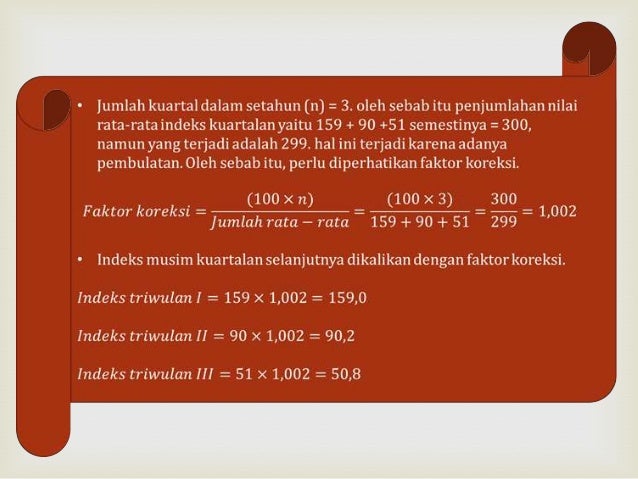 Deret berkala dan peramalan