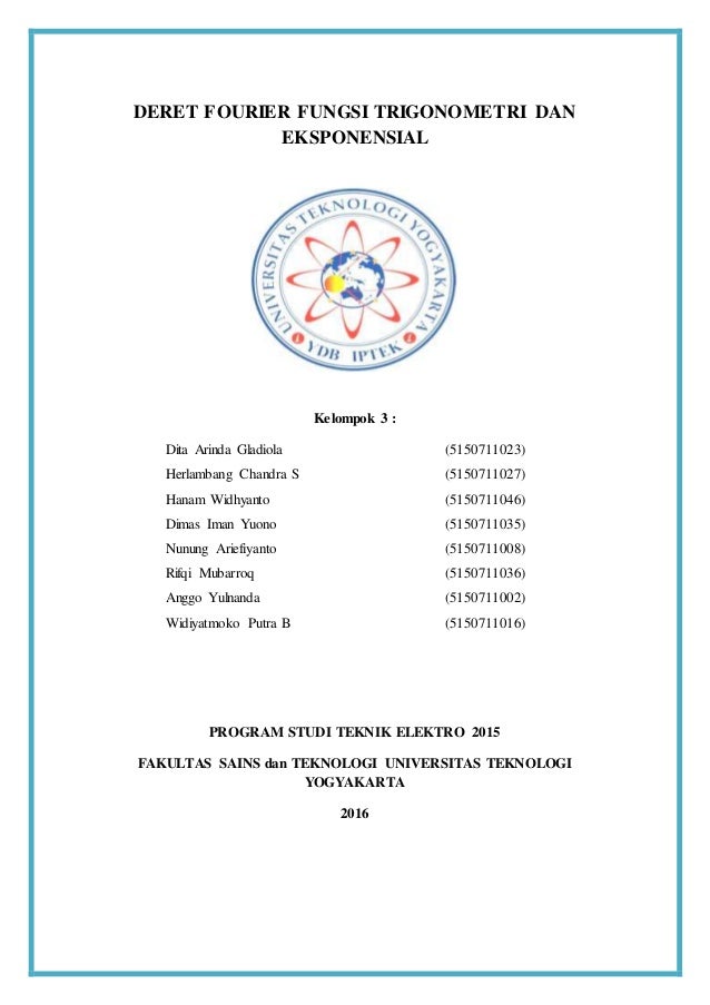 Deret Fourier Kelompok 3