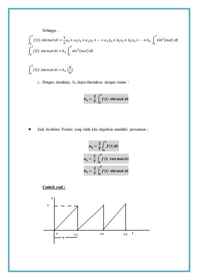 Deret Fourier Kelompok 3