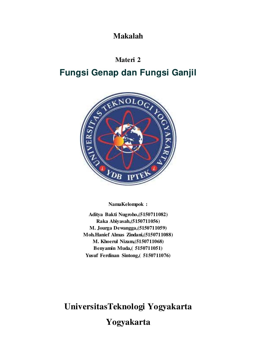 Deret furir fungsi genap dan ganjil Deret furir fungsi genap dan ganjil