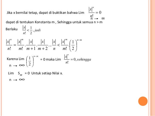 Deret Taylor And Mac Laurin
