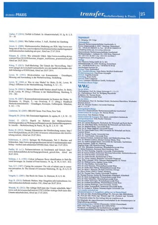 Der Geschmack der Marke - Wilfried Leven