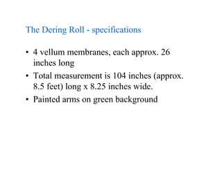 The Dering Roll | PDF