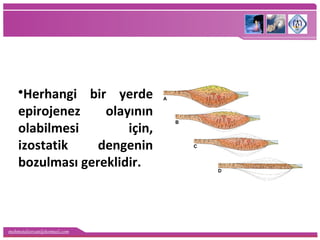 mehmetaliercan@hotmail.com
•Herhangi bir yerde
epirojenez olayının
olabilmesi için,
izostatik dengenin
bozulması gereklidir.
 