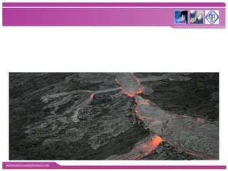 mehmetaliercan@hotmail.com
Volkanların püskürttüğü malzemeler ve çıkan
lavların akış özelliklerine bağlı olarak çeşitli volkan
şekilleri ortaya çıkmıştır.
 