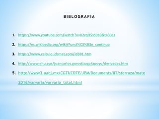 Derivacion y limites de una funcion 1 | PPT
