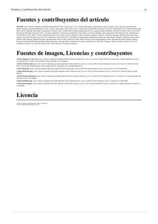 Fuentes y contribuyentes del artículo                                                                                                                                                                13



     Fuentes y contribuyentes del artículo
     Derivada  Fuente: http://es.wikipedia.org/w/index.php?oldid=61335708  Contribuyentes: Aciz, Airunp, Albertojuanse, Andreasmperu, Angus, Antionio, Antur, Açipni-Lovrij, Basiliowiki,
     Beagle, Belgrano, Bernard, BlackBeast, C'est moi, Camilo, Camilo-andres 1010, Carlos riveros v, Charly genio, Cheko0708, Chocokrispis, Chzelada, Cobalttempest, Ctrl Z, Daniel Feipeler, Dark
     Bane, Davius, Deltasubk, Derivadade5, Diegusjaimes, Divalino, Dnu72, Drakens1024, Ecemaml, Eduardosalg, Ef sacco, Egaida, Elliniká, Emiduronte, Erik Jack, Euclides, Farisori, Feriza1990,
     Fernando H, Fitoschido, Frizzsoad, Fsd141, GermanX, Ggenellina, Gomezroman, Gusbelluwiki, Götz, Helmy oved, Hosg, Humberto, Igna, Ignaciojimenez89, Integral12, Isha, J.R.Menzinger,
     J053 M4NU3L, JAGT, JMCC1, JViejo, Jackbauer6, Jarisleif, Jcb, Jerowiki, Jesfervid, Jhonjervis, Jkbw, Jmcalderon, Jngutier, Joelcuervo, Joemin68, Joseaperez, Jpdiaz90, Juan Mayordomo,
     Juankyii, Julio grillo, Kismalac, Kn, Larry2323, Lobishomen, Lorenzo Braschi, Lt. CiberShark, LyingB, Magister Mathematicae, Mancontr, MarcoAurelio, Marianov, Matdrodes, MercurioMT,
     Merlucin, Miss Manzana, Monesruizsantiago, Mortadelo2005, Muro de Aguas, OboeCrack, Pello, Petronas, Petruss, Pino, Proferichardperez, Pólux, Ramon00, Rcamacho, Rdaneel, Retama,
     Rosarino, Rubendario2000, Rumpelstiltskin, Sabbut, Sejomagno, Sergostg, Siabef, Soulreaper, Souyirojico, SuperBraulio13, Tano4595, Technopat, Thiridaz, Tirithel, Tomatejc, Txo, UA31,
     Ulloadamy, Usuwiki, Veon, Will vm, XalD, Xexito, Yuyuik, Zulucho, 576 ediciones anónimas




     Fuentes de imagen, Licencias y contribuyentes
     Archivo:Tangent to a curve.svg  Fuente: http://es.wikipedia.org/w/index.php?title=Archivo:Tangent_to_a_curve.svg  Licencia: Public Domain  Contribuyentes: Original uploader was Jacj at
     en.wikipedia Later versions were uploaded by Oleg Alexandrov at en.wikipedia.
     Archivo:Absolute value.svg  Fuente: http://es.wikipedia.org/w/index.php?title=Archivo:Absolute_value.svg  Licencia: GNU Free Documentation License  Contribuyentes: This hand-written
     SVG version by Qef Original bitmap version Image:Absolute_value.png by Ævar Arnfjörð Bjarmason
     Archivo:Dydx.jpg  Fuente: http://es.wikipedia.org/w/index.php?title=Archivo:Dydx.jpg  Licencia: GNU Free Documentation License  Contribuyentes: en:User:Goldencako
     Archivo:Derivative.png  Fuente: http://es.wikipedia.org/w/index.php?title=Archivo:Derivative.png  Licencia: GNU Free Documentation License  Contribuyentes: Berland, Darapti, Grafite,
     Maksim
     Archivo:Secante-calculo.gif  Fuente: http://es.wikipedia.org/w/index.php?title=Archivo:Secante-calculo.gif  Licencia: GNU Free Documentation License  Contribuyentes: Original uploader was
     Sebastiao.rocha at pt.wikipedia
     Archivo:pendiente.png  Fuente: http://es.wikipedia.org/w/index.php?title=Archivo:Pendiente.png  Licencia: GNU Free Documentation License  Contribuyentes: ManuelGR
     Archivo:derivada.png  Fuente: http://es.wikipedia.org/w/index.php?title=Archivo:Derivada.png  Licencia: GNU Free Documentation License  Contribuyentes: Original uploader was Moriel at
     es.wikipedia




     Licencia
     Creative Commons Attribution-Share Alike 3.0 Unported
     //creativecommons.org/licenses/by-sa/3.0/
 