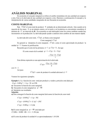 Derivada | PDF