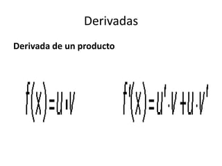 Derivadas
Derivada de un producto