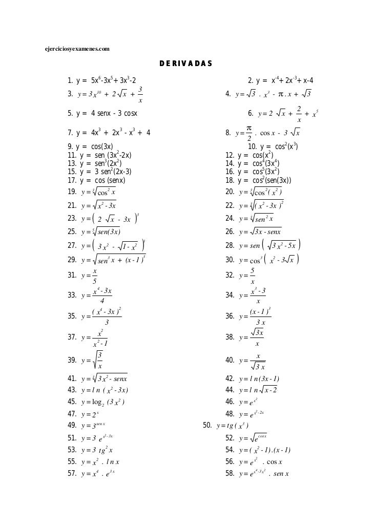 Derivadas
