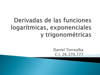 Daniel Torrealba
C.I. 26.370.777
 