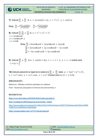 Derivadas parciales | PDF
