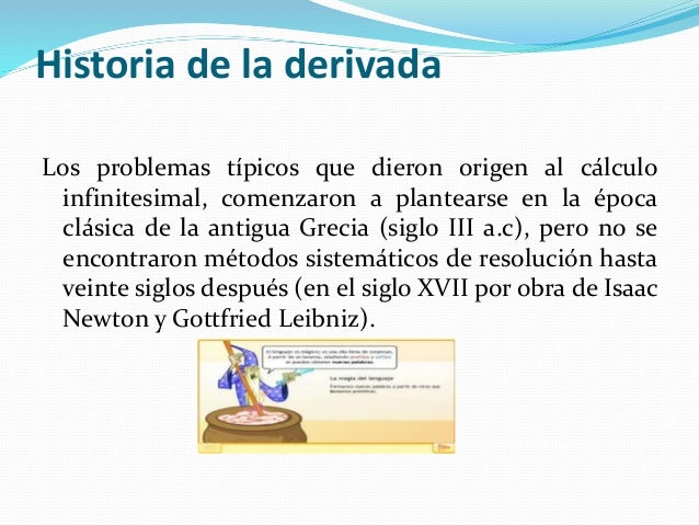 historia de la derivada