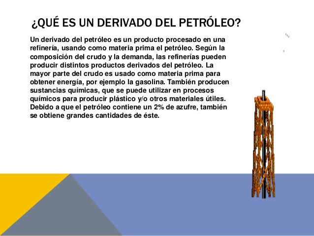 Derivados del petroleo