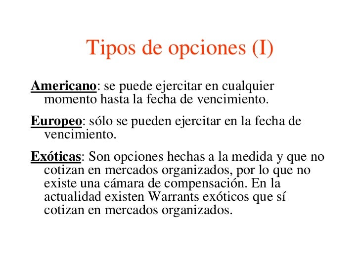 Ejercitar stock options