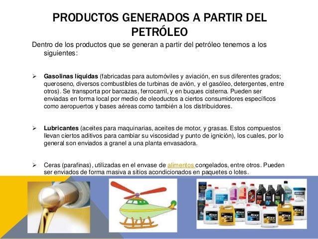 ¿Cuáles son los derivados del petróleo y se pueden sustituir?