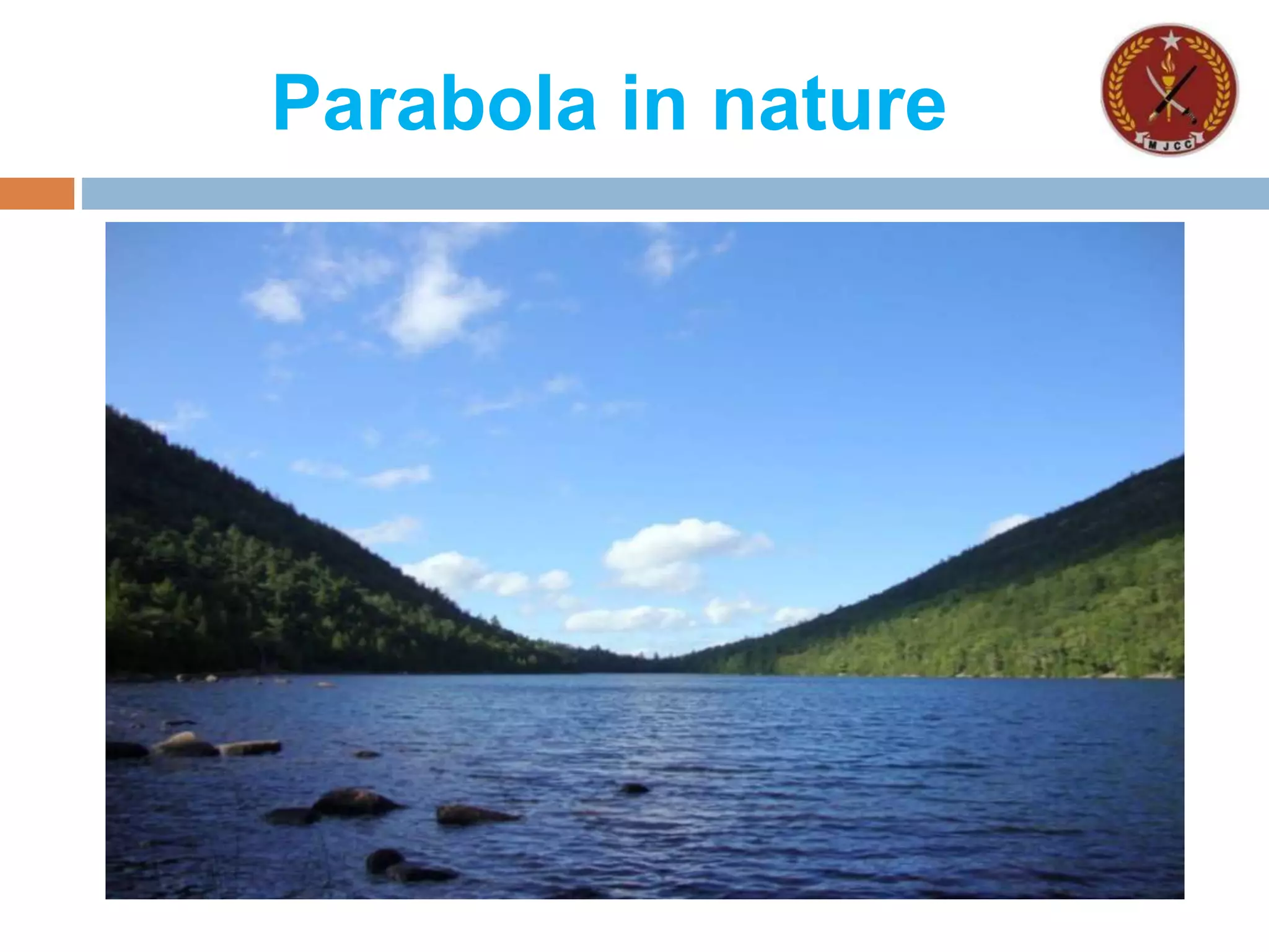 Parabola in nature
 