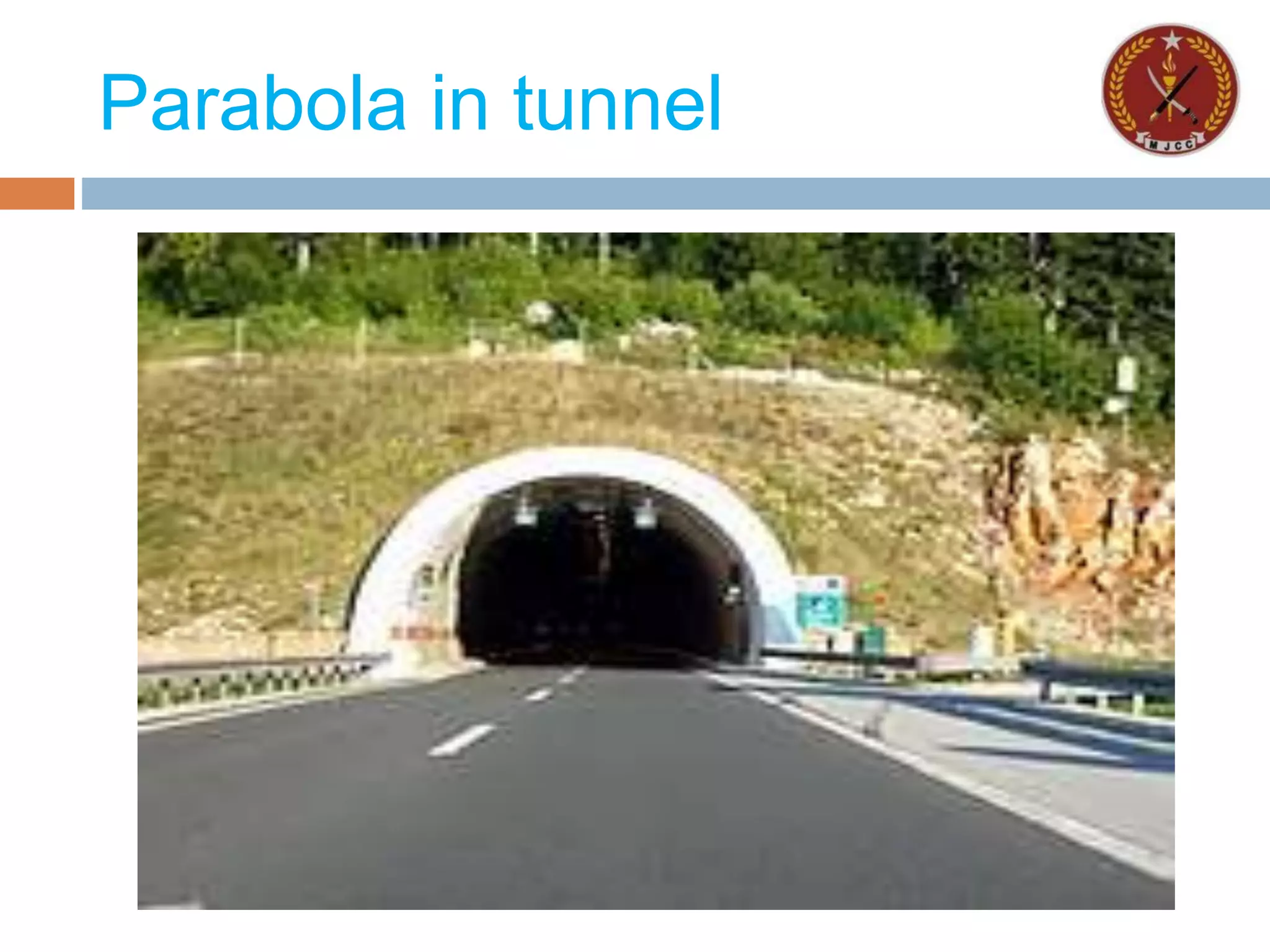 Parabola in tunnel
 