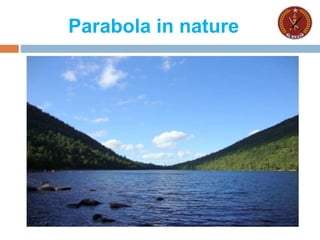 Parabola in nature
 