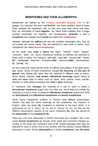 Allomorphs Pdf Download | Allomorph (English Language): Definition ...