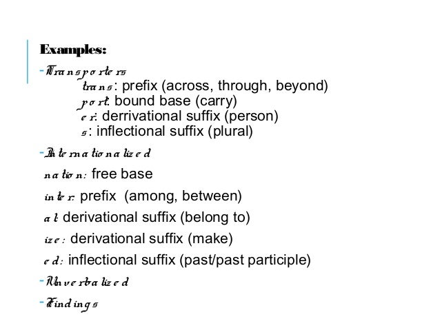Inflection Defelection Derivation Vs Inflection | Inflection vs derivation worksheet – CTTP