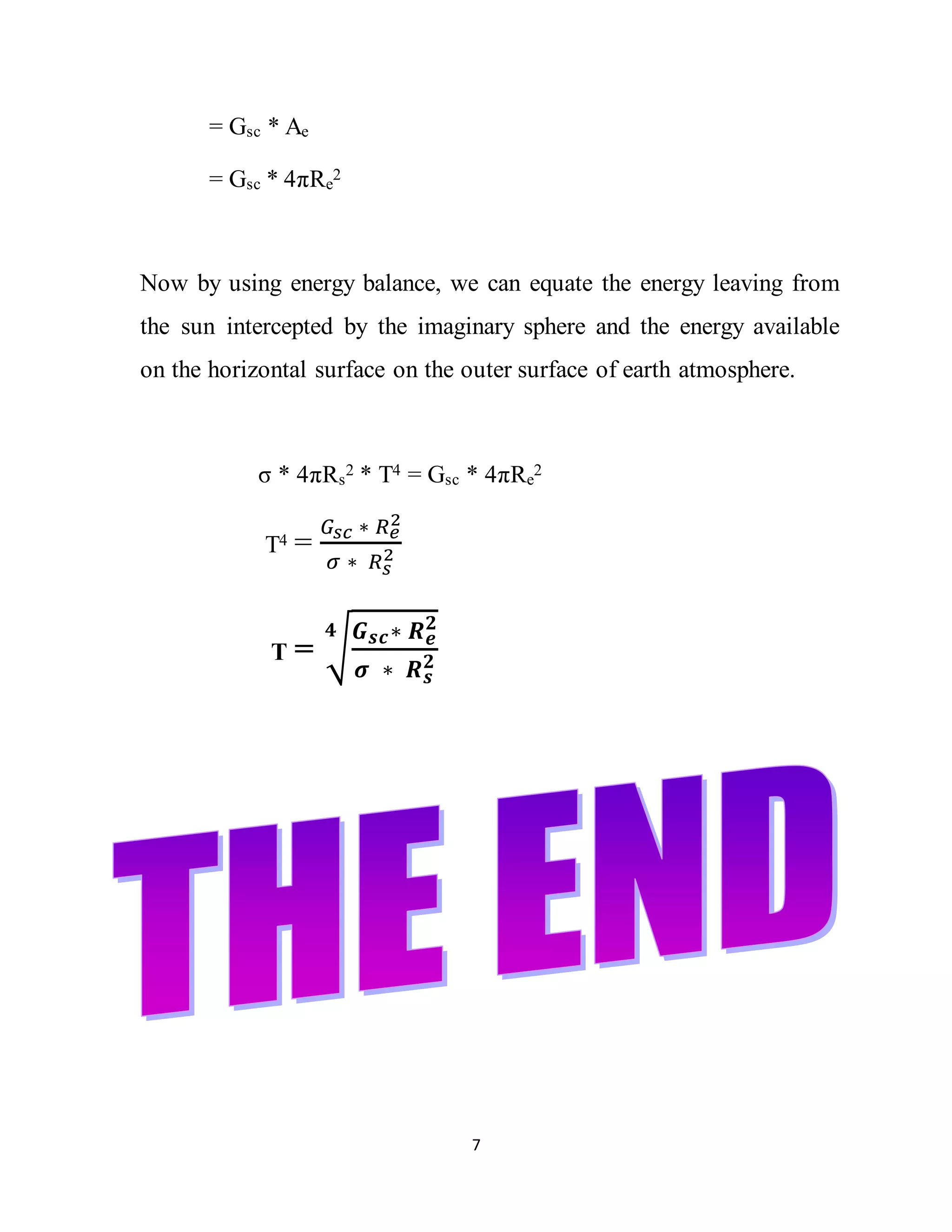 Derivation of formula 