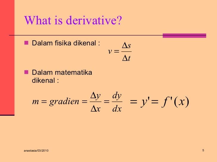 Derivative