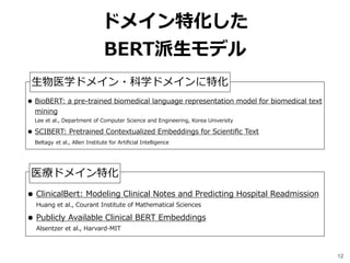 Derivative models from BERT | PDF