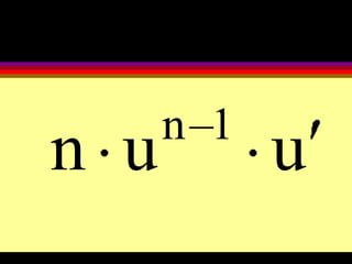 n 1
n u         u
 